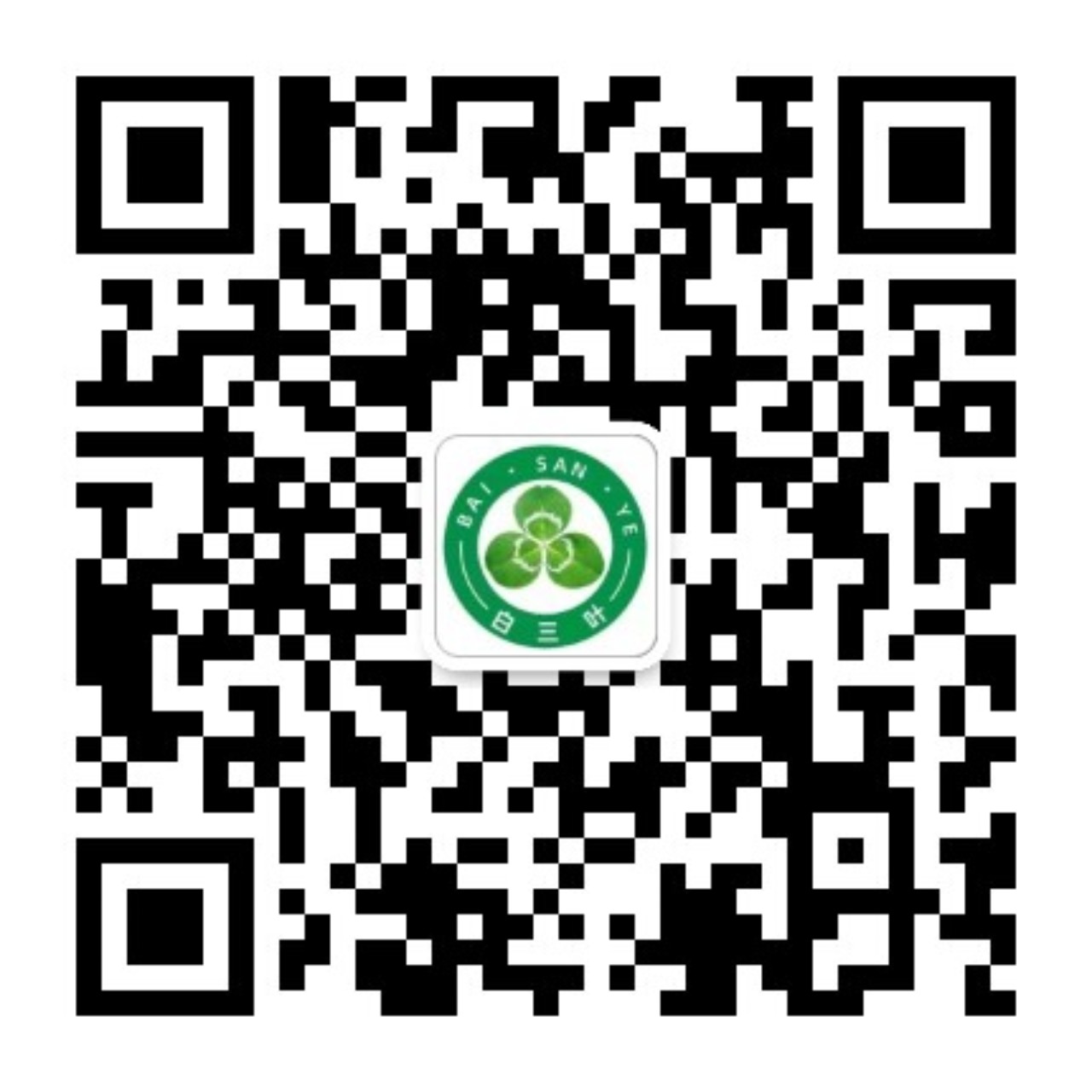 BASY白三叶公众号二维码 / WeChat QR code